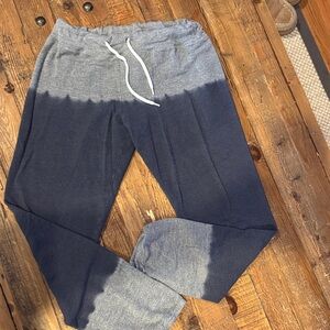 Monrow Blue and Gray Joggers